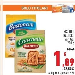Conad Superstore Balocco biscotti offerta