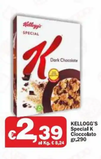 Primo Prezzo Kellogg's Special K Cioccolato 290gr offerta