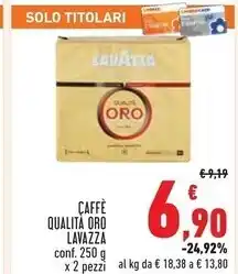 Conad Superstore Lavazza caffe qualita oro offerta