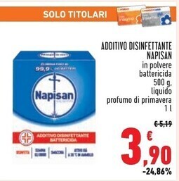 Conad Superstore Napisan additivo disinfettante offerta