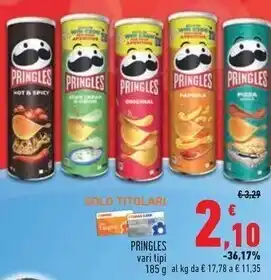 Conad Superstore Pringles vari tipi offerta
