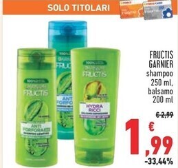 Conad Superstore Garnier fructis offerta
