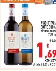 Conad Superstore Botte buona vino d'italia offerta