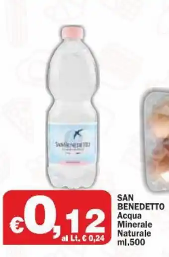 Primo Prezzo San Benedetto Acqua Minerale Naturale 500ml offerta