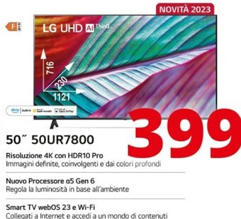 Comet Lg 50 50ur7800 offerta