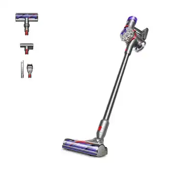 Dyson v8 extra blu, nichel, rosso senza sacchetto