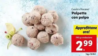 Cuochi e pescatori - polpette con polpo