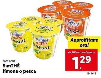 Sant'anna santhè limone o pesca