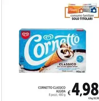 Spazio Conad Algida cornetto classico offerta
