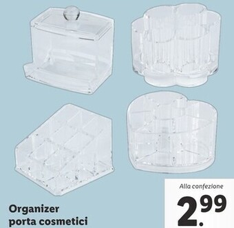Lidl Organizer porta cosmetici offerta