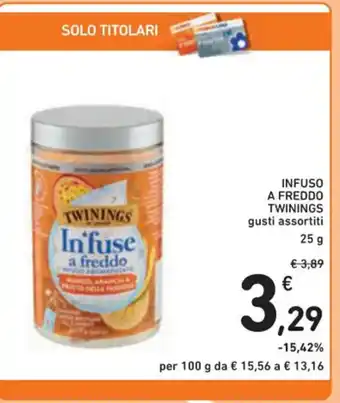 Spazio Conad INFUSO A FREDDO TWININGS gusti assortiti 250 g offerta