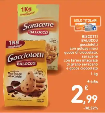 Spazio Conad BISCOTTI BALOCCO 1 kg offerta