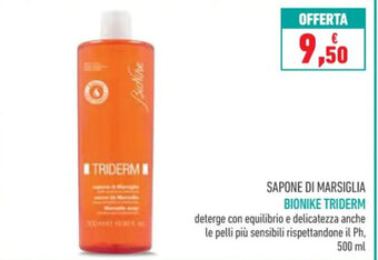 SAPONE DI MARSIGLIA BIONIKE TRIDERM 500 ml