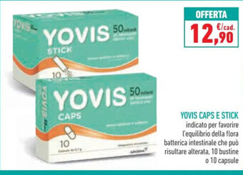Spazio Conad YOVIS CAPS E STICK offerta