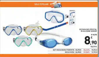 Spazio Conad OCCHIALINO CRYSTAL IN SILICONE SENIOR offerta