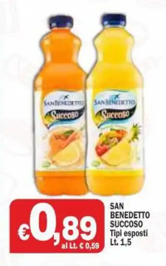 Primo Prezzo San Benedetto Succoso 1,5Lt. offerta