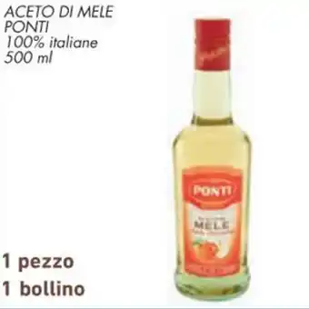 Spazio Conad ACETO DI MELE PONTI 500 ml offerta