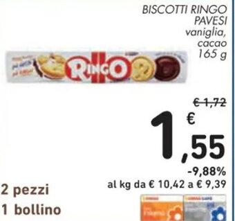 BISCOTTI RINGO PAVESI 165 g