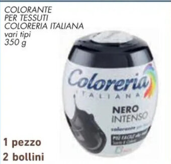 Spazio Conad COLORANTE PER TESSUTI COLORERIA ITALIANA vari tipi 350 g offerta