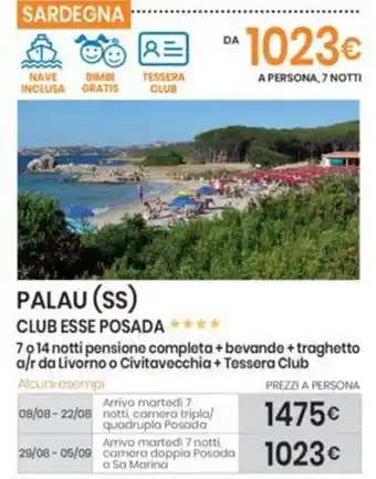 Eurospin PALAU (SS) CLUB ESSE POSADA offerta