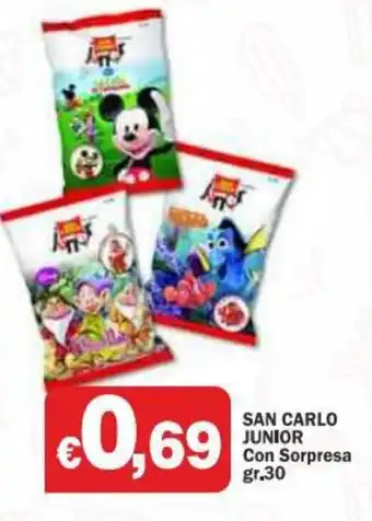 San Carlo Junior Con Sorpresa 30gr