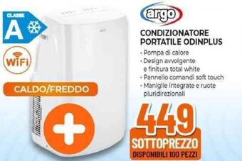 Expert argo CONDIZIONATORE PORTATILE ODINPLUS offerta