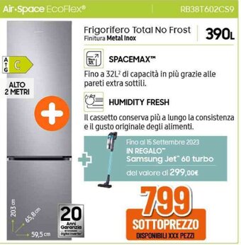 Expert Frigorifero Total No Frost 390L offerta