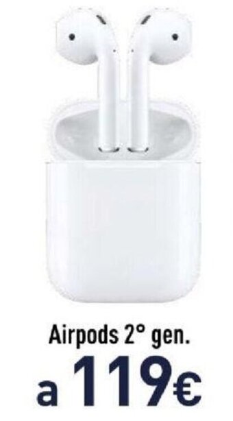 Unieuro Airpods 2° gen. offerta
