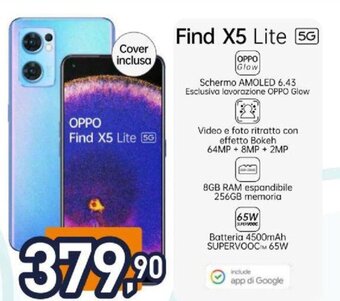 Unieuro Find X5 Lite 5G offerta