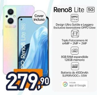 Unieuro Reno8 Lite 5G offerta