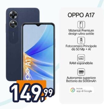 Unieuro OPPO A17 offerta