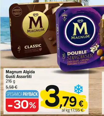Carrefour Express Magnum Algida Gusti Assortiti 216 g offerta