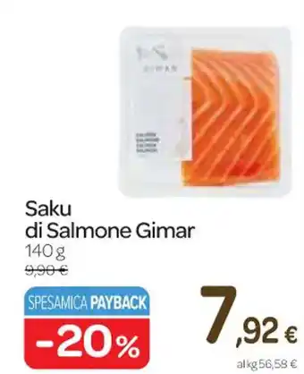 Saku di Salmone Gimar 140 g