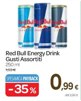 Carrefour Express Red Bull Energy Drink Gusti Assortiti 250 ml offerta