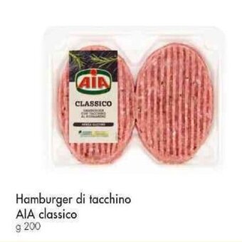 Famila Superstore Hamburger di tacchino AIA classico g 200 offerta