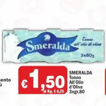 Smeralda Tonno All'Olio d'Oliva 3x80gr