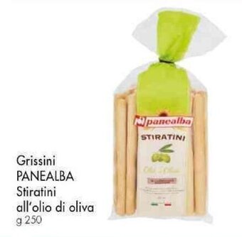 Famila Superstore Grissini PANEALBA Stiratini all'olio di oliva g 250 offerta