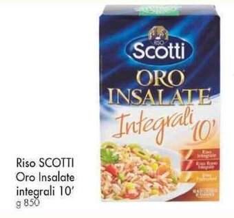 Famila Superstore Riso SCOTTI Oro Insalate integrali 10' g 850 offerta