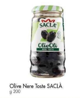 Famila Superstore Olive Nere Toste SACLÀ g 200 offerta
