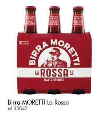 Birra MORETTI La Rossa ml 330x3