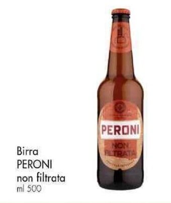 Birra PERONI non filtrata ml 500