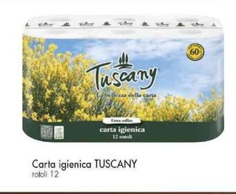 Carta igienica TUSCANY rotoli 12