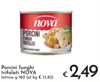 Porcini funghi trifolati NOVA lattina g 180