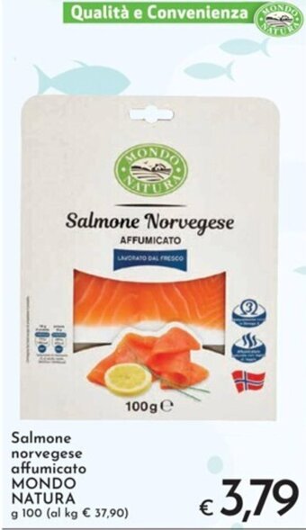 Salmone norvegese affumicato MONDO NATURA g 100