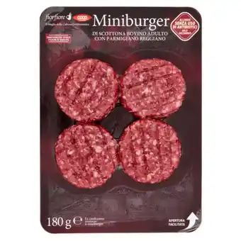 Coop Linea miniburger di scottona fior fiore coop offerta