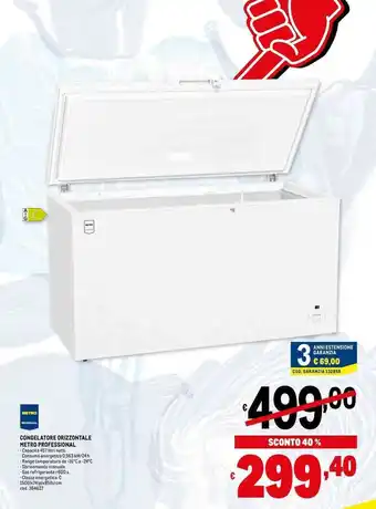 Metro CONGELATORE ORIZZONTALE METRO PROFESSIONAL offerta