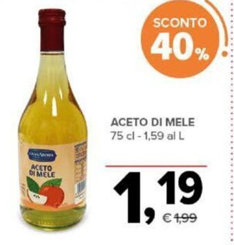 Todis ACETO DI MELE 75 cl offerta