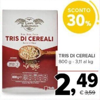 Todis TRIS DI CEREALI 800 g offerta