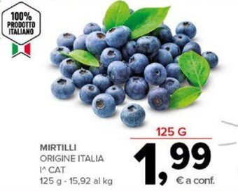 Todis MIRTILLI 125 g offerta