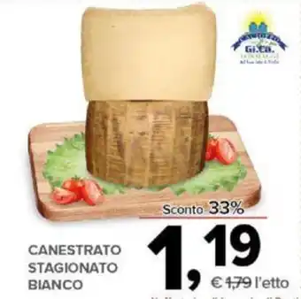 Todis CANESTRATO STAGIONATO BIANCO offerta